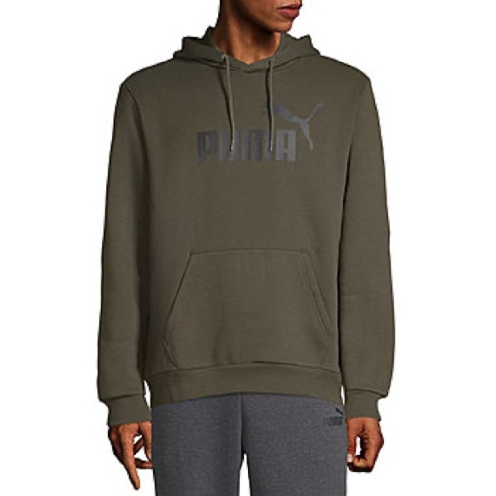 Men’s Olive Green Puma Hoodie